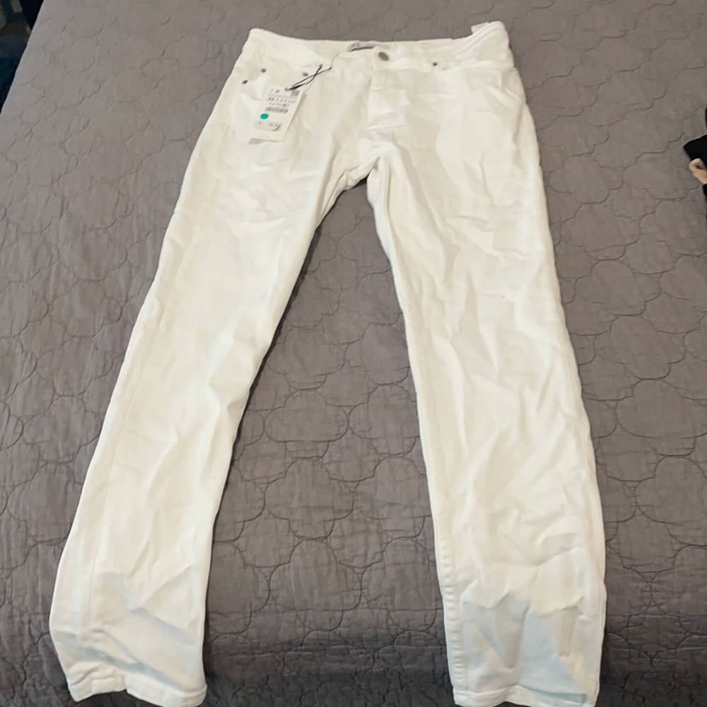 Zara men’s white skinny jeans